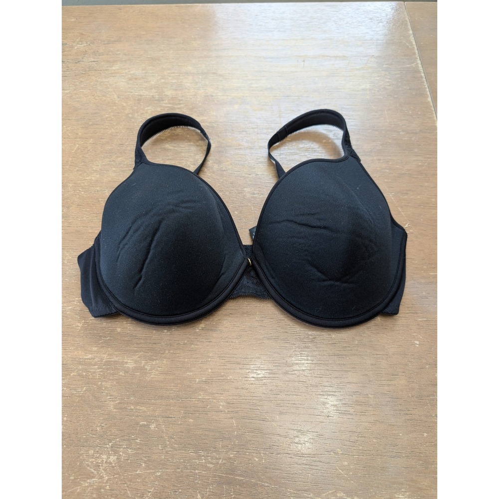 Natori 36D Black Full Coverage‎ Underwire Bra Lace romantic comfort